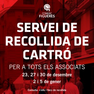 Comerç Figueres oferirà als establiments associats un servei de recollida de cartró.