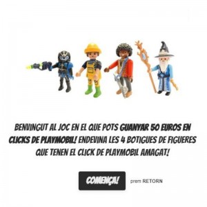 Juga online a trobar els clicks de la 2a Fira Playmobil i Lego de Figueres amb Comerç Figueres