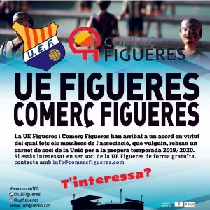 Ara pots ser soci de la UE Figueres, gratuitament!