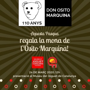 Innovadora col·laboració amb el Museu del Joguet de Catalunya: Mones de Pasqua de l'Osito Marquina, un producte 100% figuerenc.