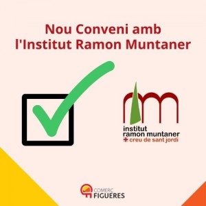 Nou conveni amb l'Institut Ramon Muntaner
