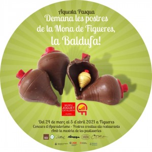 Pastisseries i restaurants amb la Baldufa de xocolata de Figueres