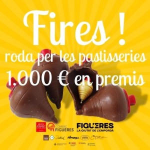 Per Fires de Figueres roda amb la baldufa de xocolata: 1.000 euros en premis